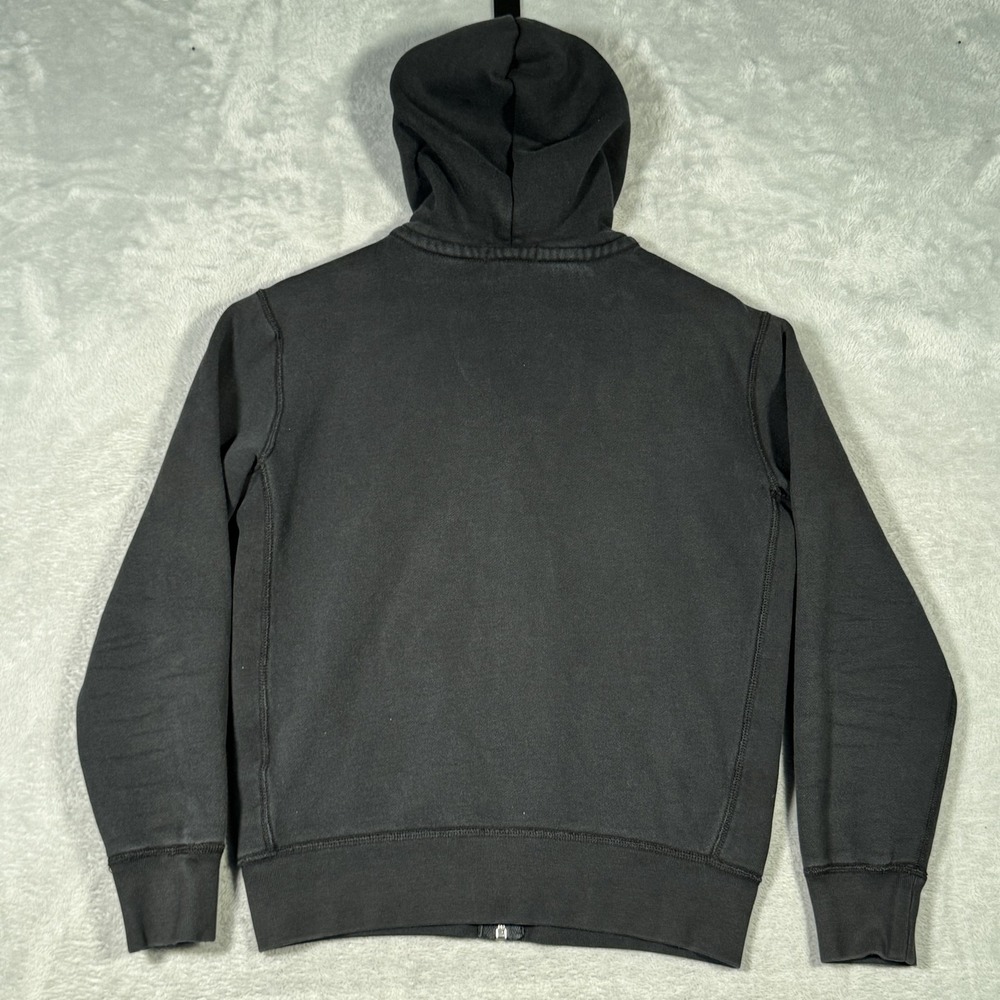 Polo Ralph Lauren Hoodie Mens Small Black Full Zip Sweatshirt Red Pony Jacket - Picture 9 of 10